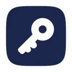 Key Square SVG Icon
